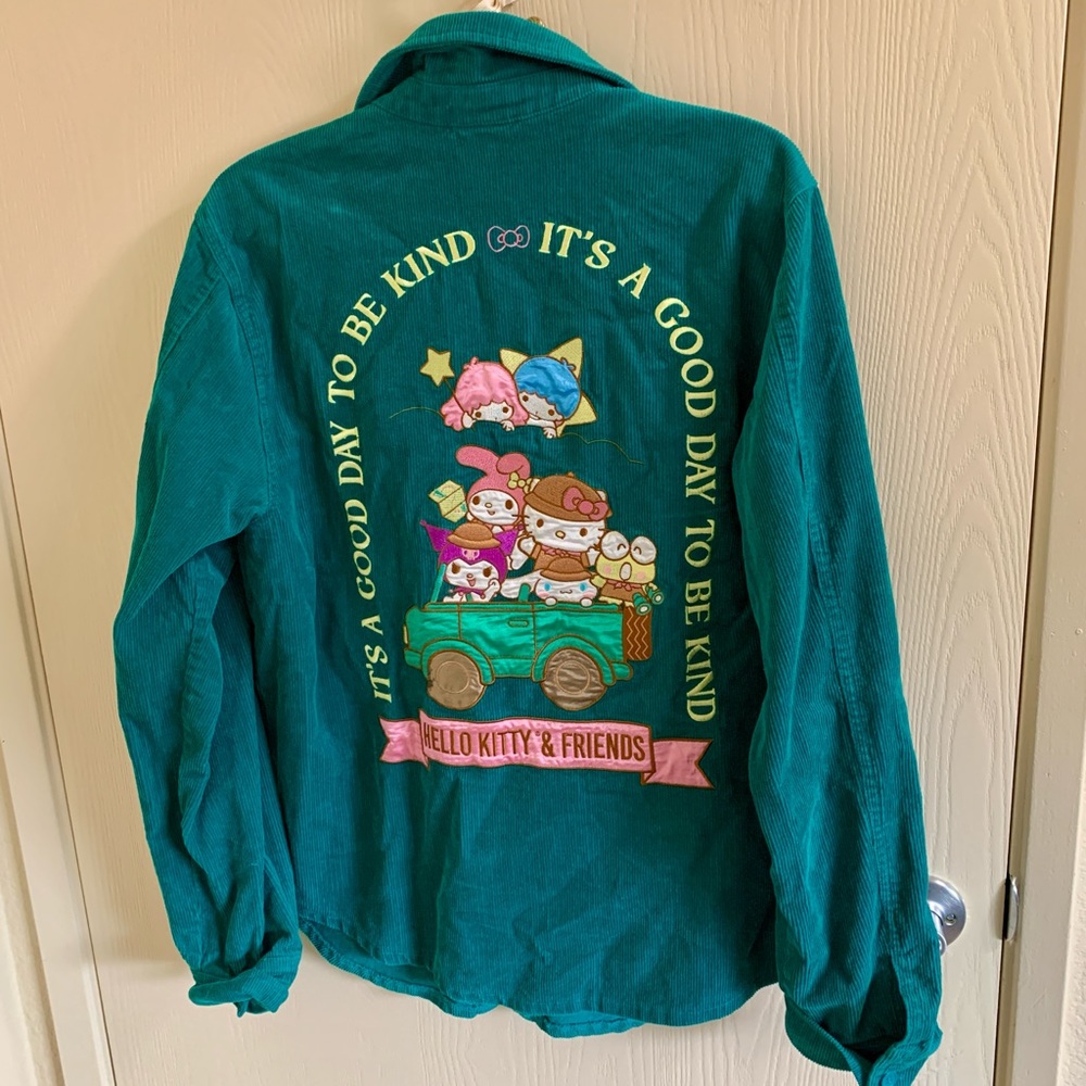 Hello Kitty and Friends Corduroy Button Up